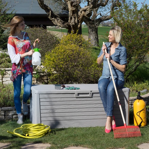 ALDOTRADE Zahradní úložný box na polstry a nářadí Florida
