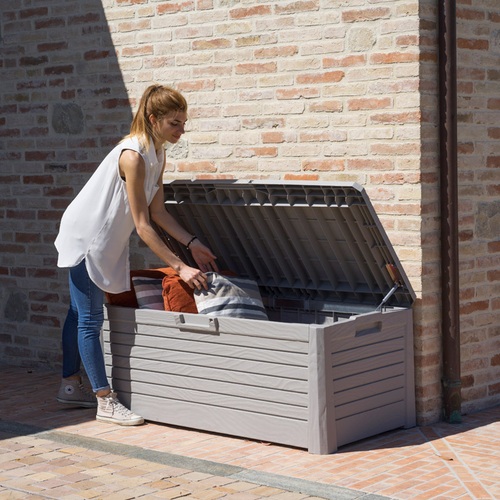ALDOTRADE Zahradní úložný box na polstry a nářadí Florida