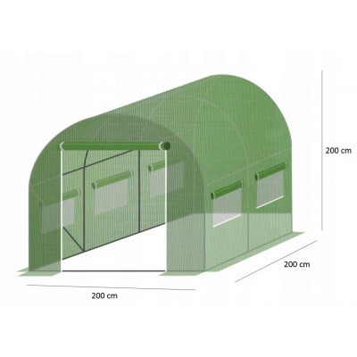 ALDOTRADE Fóliovník zahradní 2x2x2m
