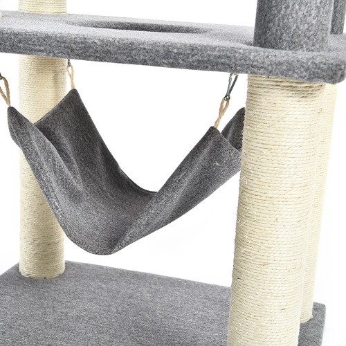 ALDOTRADE Škrabadlo pro kočky Gita 59x49x155 cm