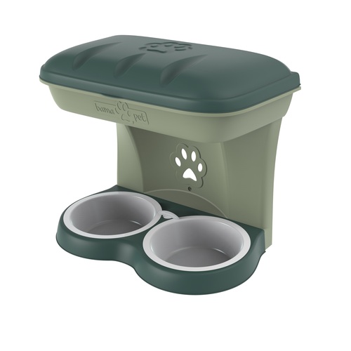 ALDOTRADE Nástěnný držák misek pro mazlíčky MAXI 