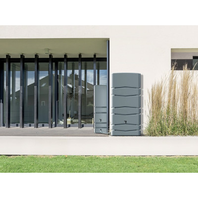 Sud na dešťovou vodu AQUA TOWER 650l šedý 