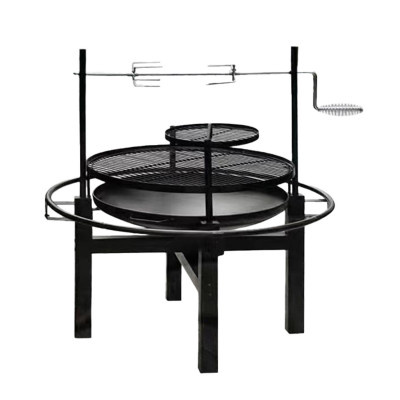 Multifunkční gril s otočným rožněm 90x86x99 cm