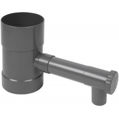 Sběrač dešťové vody ze svodu s ventilem 80mm ŠE