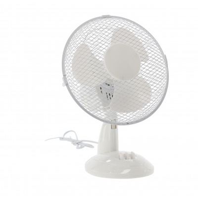 Stolní ventilátor bílý 25W