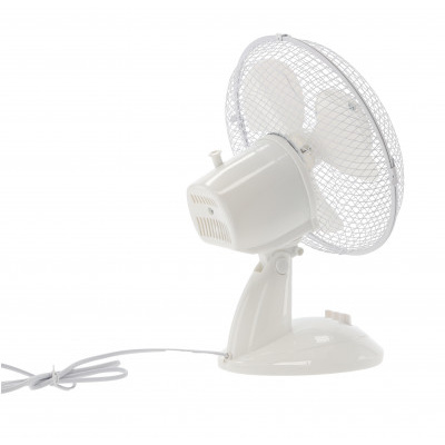 Stolní ventilátor bílý 25W