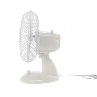 Stolní ventilátor bílý 25W