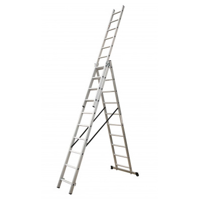 ALDOTRADE Žebřík hliníkový 3x11