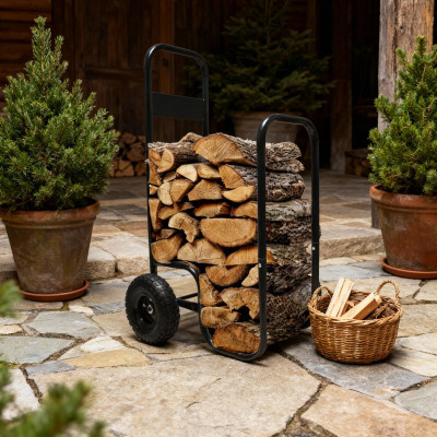 Vozík na palivové dřevo 