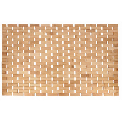 Koupelnová bambusová rohožka BARBADOS přírodní hnědá