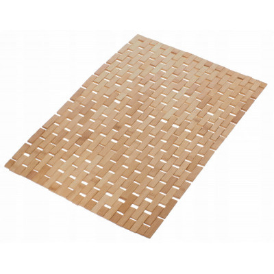 Koupelnová bambusová rohožka BARBADOS přírodní hnědá