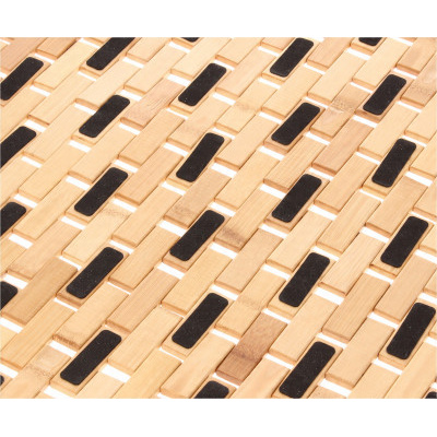 Koupelnová bambusová rohožka BARBADOS přírodní hnědá