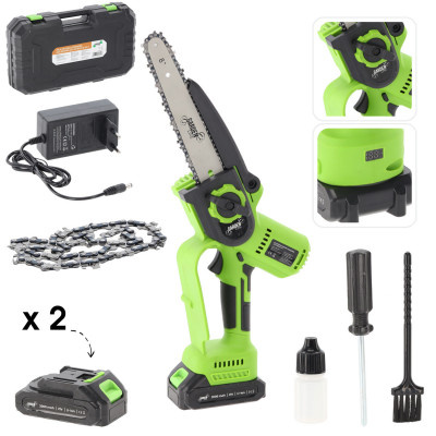 Akumulátorová pila na větve 20 cm, 900 W, 21 V