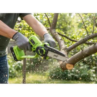 Akumulátorová pila na větve 20 cm, 900 W, 21 V