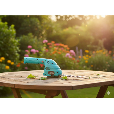 Akumulátorové zahradní nůžky 2v1, 7,4 V