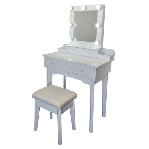 ALDOTRADE Kosmetický stolek se zrcadlem Beata 75x40x133 cm