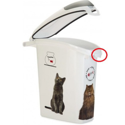 CURVER kontejner na suché krmivo 10kg kočka 03882-L30