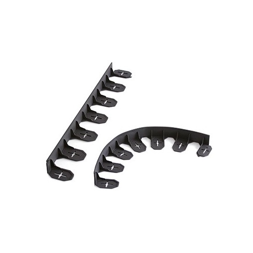 Obrubník neviditelný BORDER 480x8,4x4,5 cm - barva: černá