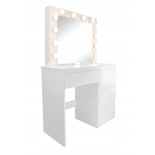 ALDOTRADE Kosmetický stolek Hollywood 90x40x140 cm