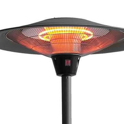 ALDOTRADE Elektrický infrazářič LARVIK černý 