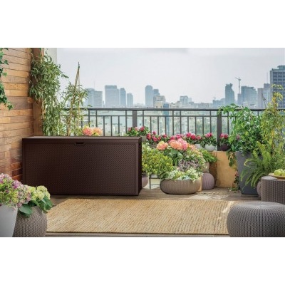 Keter Zahradní úložný box Emily 280l hnědý