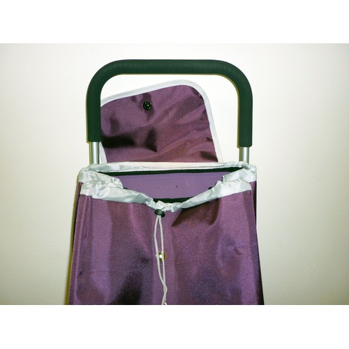 Nákupní taška na kolečkách TWIN fialová