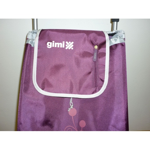 Nákupní taška na kolečkách TWIN fialová