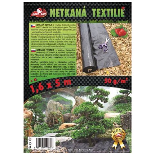 Netkaná textilie zahradní 1,6 x 5m